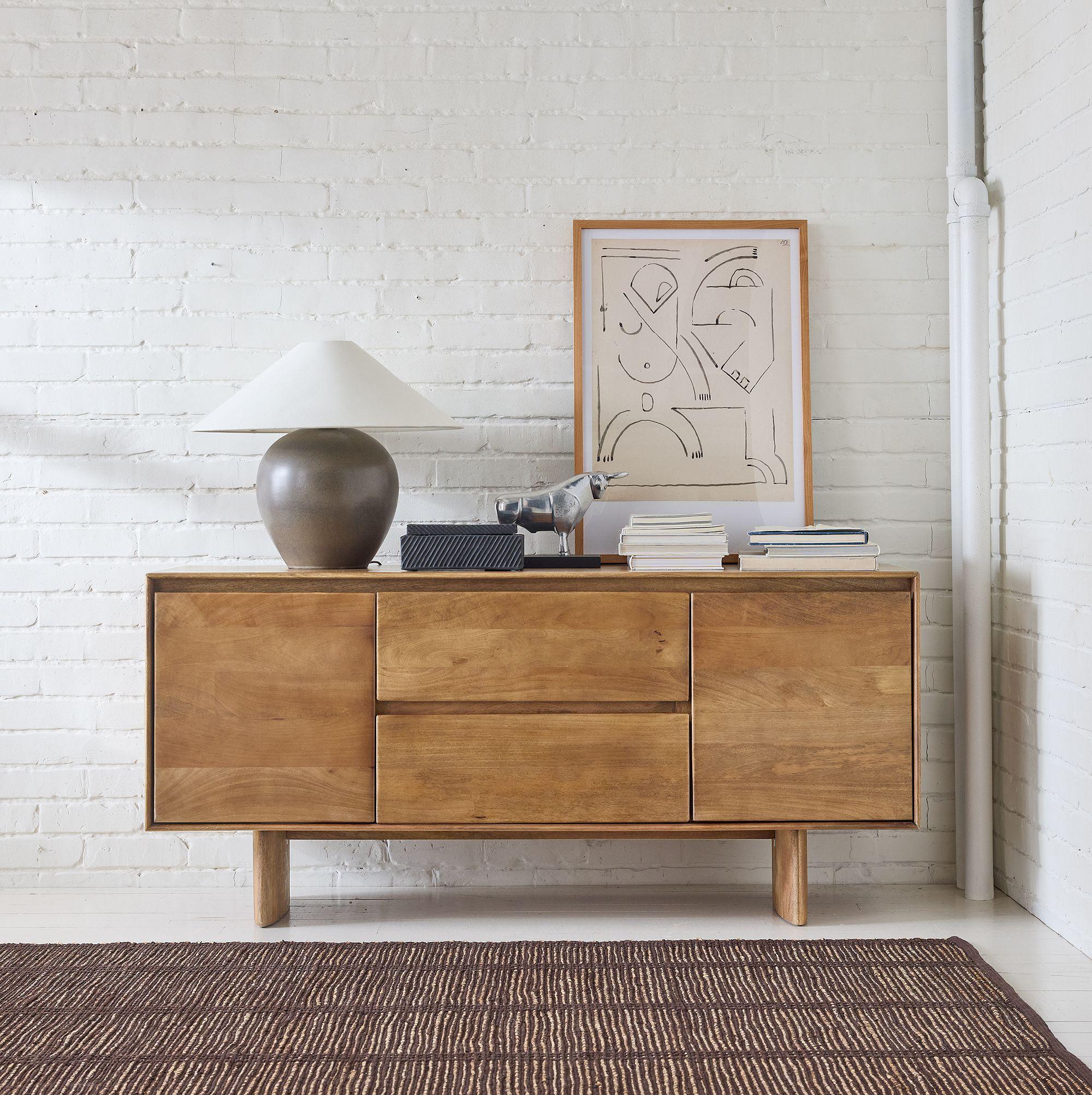 Anton Solid Wood Sideboard 160 cm